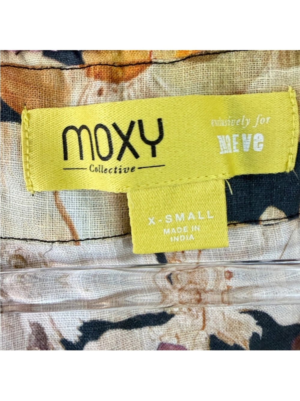Men's X-Small Printed Pants - Yellow/Beige